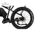 ТОП новый стиль Bafang 750W Mid Drive Motor Fat Tire Snow Электрический велосипед 2017